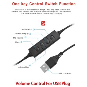 هدست بین مدل A26 USB